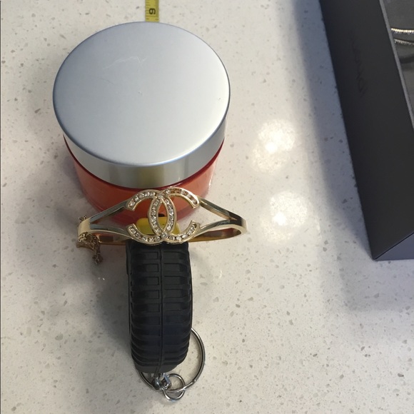 18k yellow gold bangles and real diamonds - Picture 4 of 6